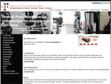 Tablet Screenshot of fysiotherapiepraktijk.nl